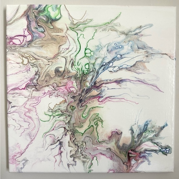 Original Acrylic Painting One of a Kind Unique Made in NC - Picture 3 of 5